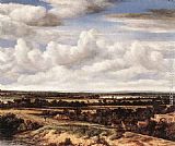 An Extensive Landscape with a Road by a Ruin